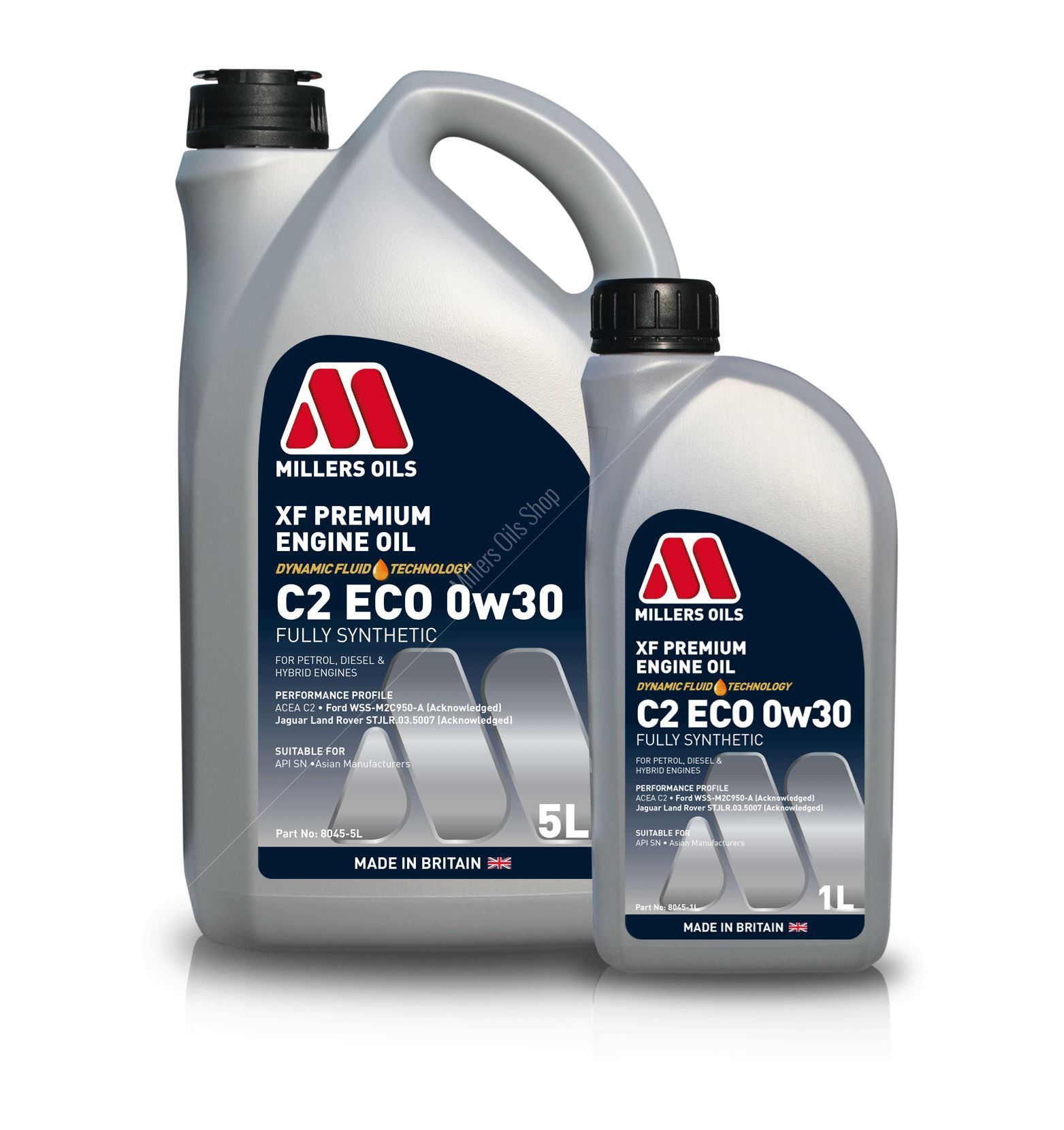 Millers Oils XF Premium C2 ECO 0w30 Engine Oil - Buy Online - Millers Oils  Shop