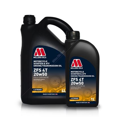 Picture of ZFS 4T 20w50 Motorcycle Engine Oil
